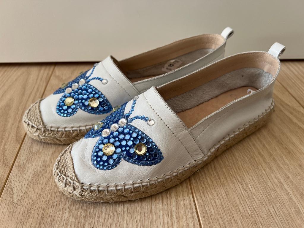 Espadrilles blanches Catwalk taille 37, Neuf, Espadrilles, Enlèvement, Blanc