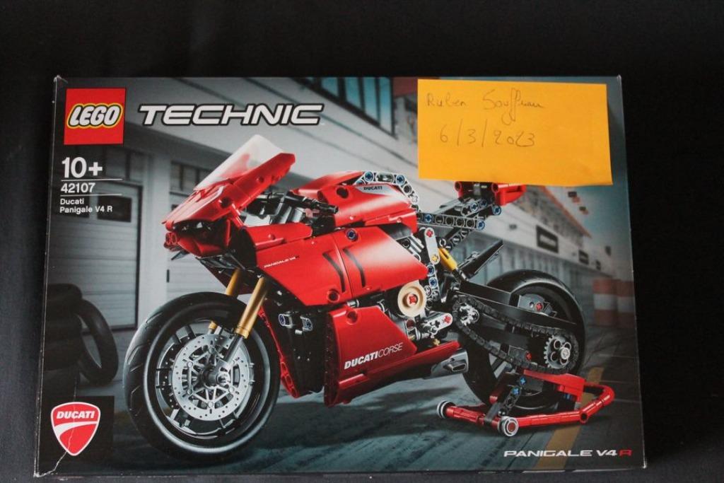 Lego 42107 Ducati Panigale V4R, Kinderen en Baby's, Speelgoed | Duplo en Lego, Zo goed als nieuw, Lego, Complete set, Ophalen of Verzenden