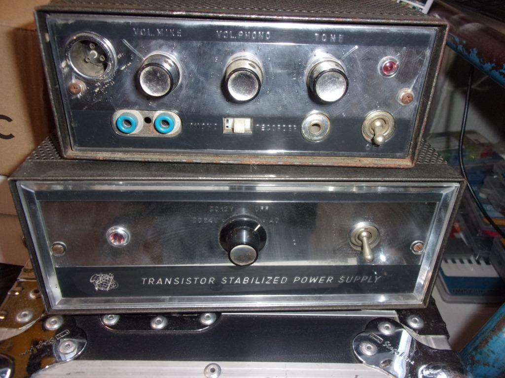 ampli av vintage geloso milano made italy, TV, Hi-fi & Vidéo, Amplificateur à lampes, Enlèvement, Amplificateur