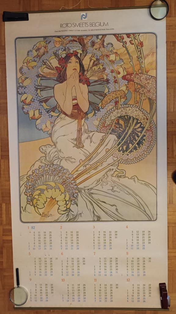 Poster Affiche Musha 1982 Monaco monte carlo roto Smeets TB, Collections, Enlèvement ou Envoi, Affiche ou Poster pour porte ou plus grand