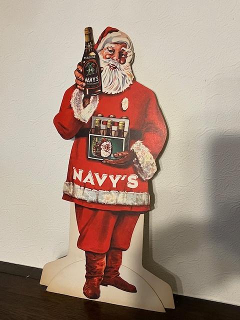 publicité en carton pour la bière belge Navy's Christmas Ale, Antiquités & Art, Enlèvement