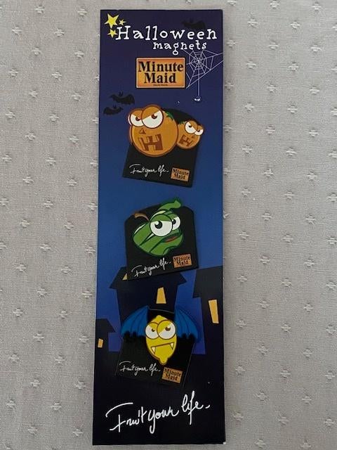 Lot van 3 magneten HALLOWEEN Minute Maid, Verzamelen, Ophalen of Verzenden