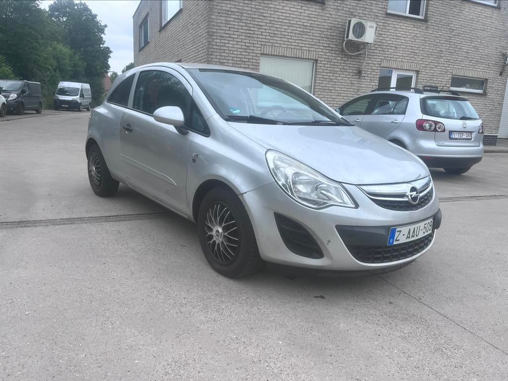 OPEL CORSA VAN 2013 1.4 BENZINE MET AIRCO 136000KM EURO5, Auto's, Voorwielaandrijving, Stof, Zwart, Bedrijf