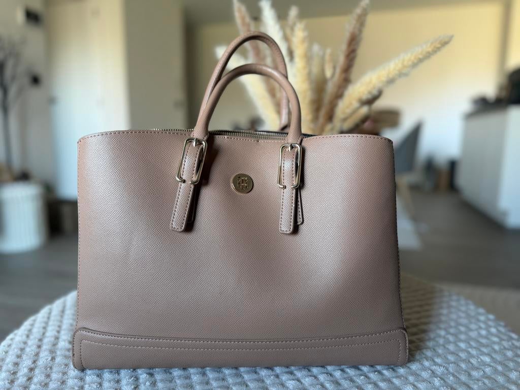 Tommy Hilfiger Handtas, Enlèvement, Comme neuf, Brun, Sac à main
