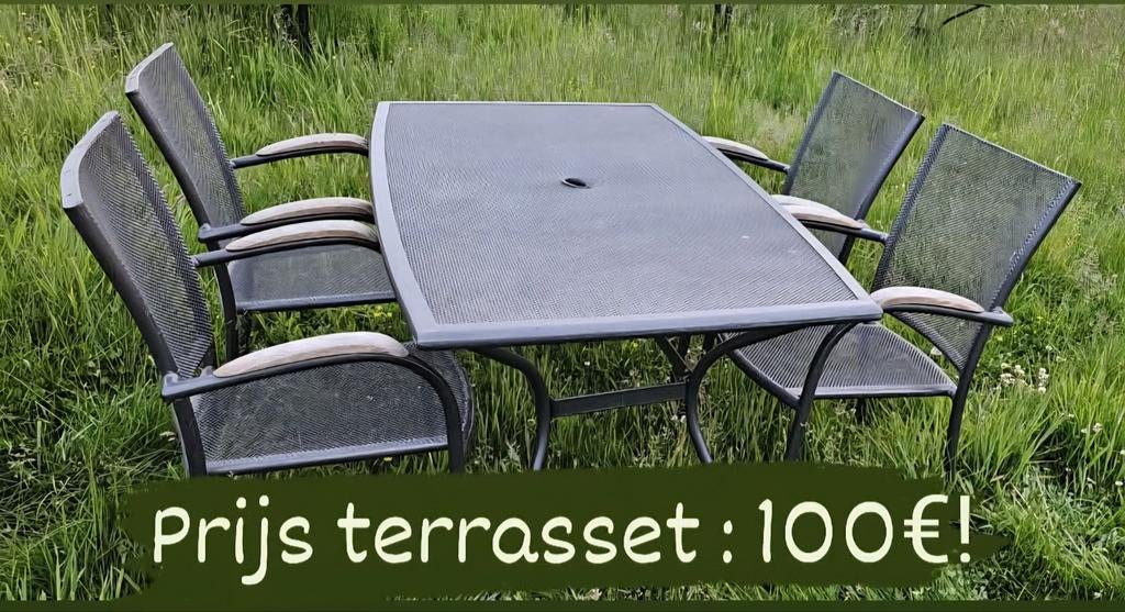 Ijzersterke Terrasset, Ophalen