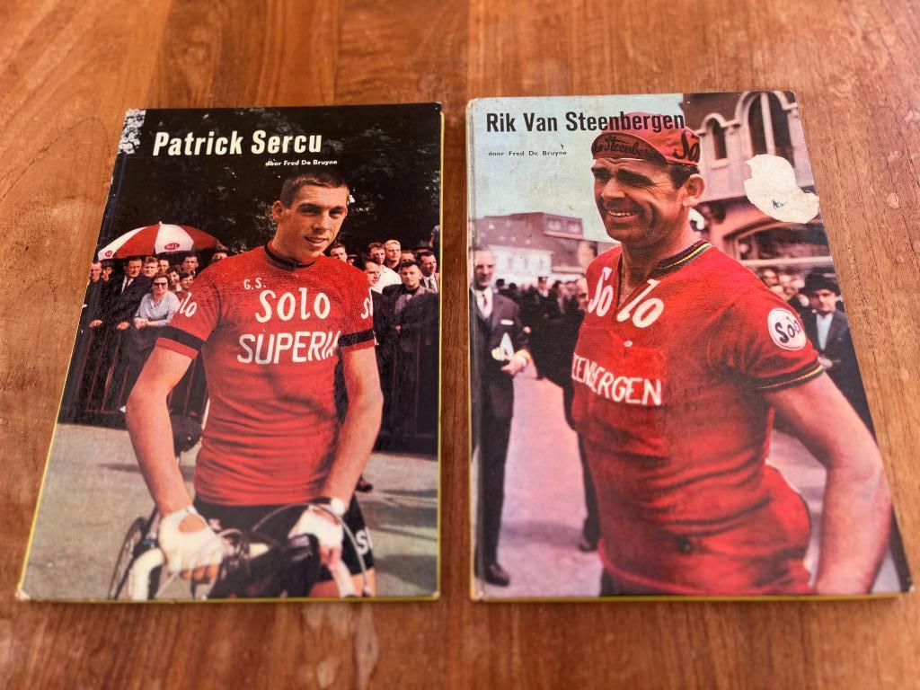 Fred De Bruyne : 2 wielerboeken Van Steenbergen /Sercu-1965, Boeken, Gelezen, Verzenden, Lopen en Fietsen, Fred De Bruyne