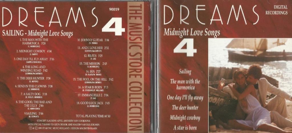 CD * DREAMS - MIDNIGHT LOVE SONGS 4, Ophalen of Verzenden, Zo goed als nieuw
