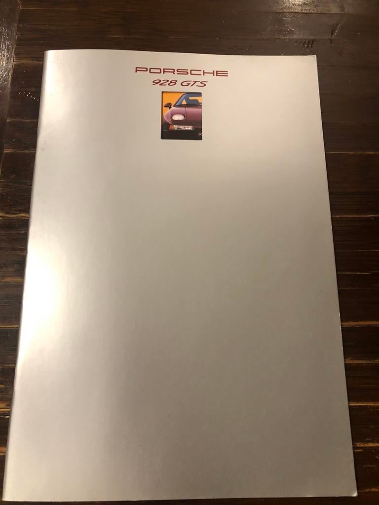 brochure catalogue Porsche 928 gts, Enlèvement, Comme neuf, Porsche