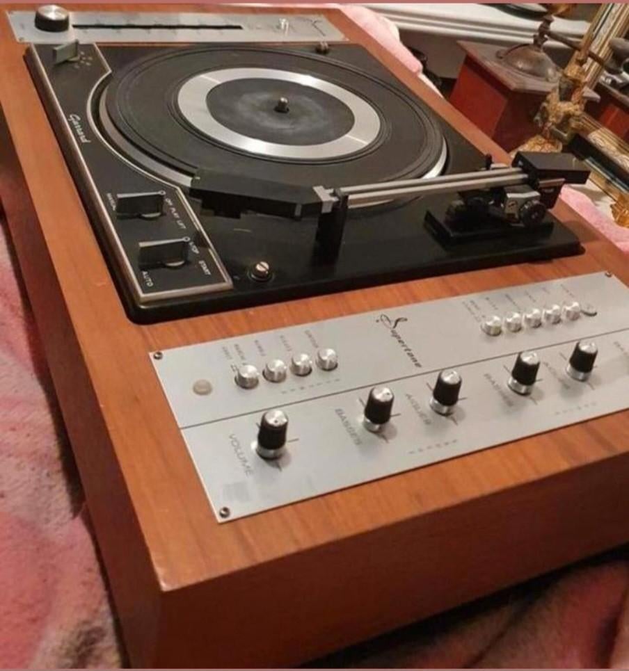 Platine Garrard et FM vintage, Enlèvement
