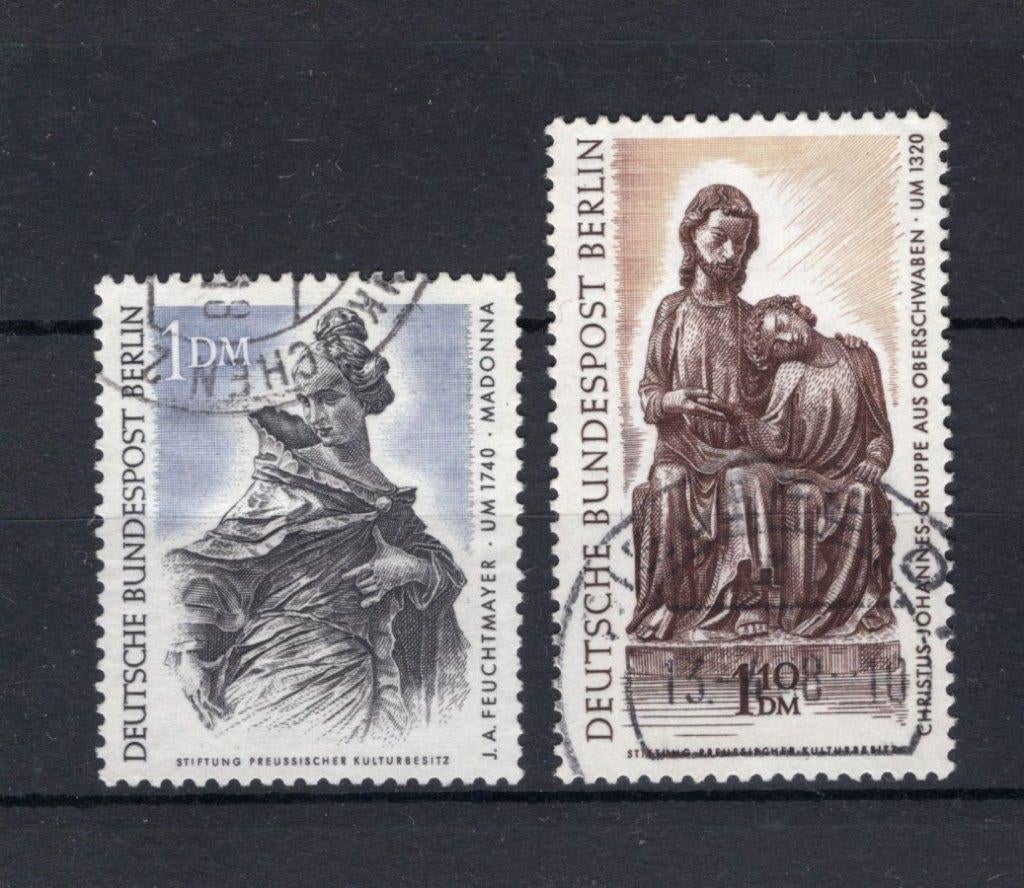 DUITSLAND BERLIN Yt. 282/283 gestempeld, Ophalen of Verzenden, BRD, Gestempeld