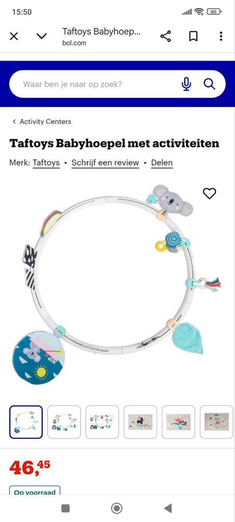 Taf toys speelring, Kinderen en Baby's, Ophalen