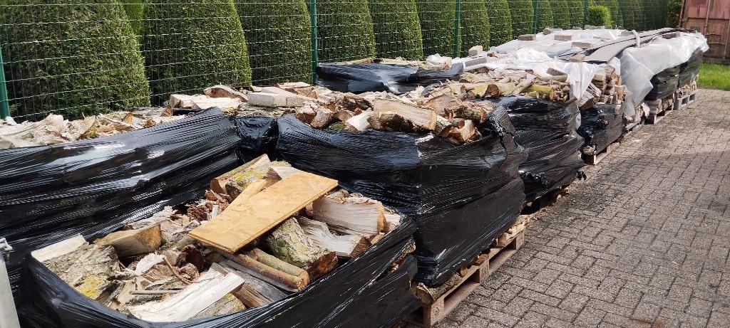 Brandhout - hout voor stoof of open haard, Tuin en Terras, Brandhout, 6 m³ of meer, Ophalen, Overige houtsoorten, Blokken