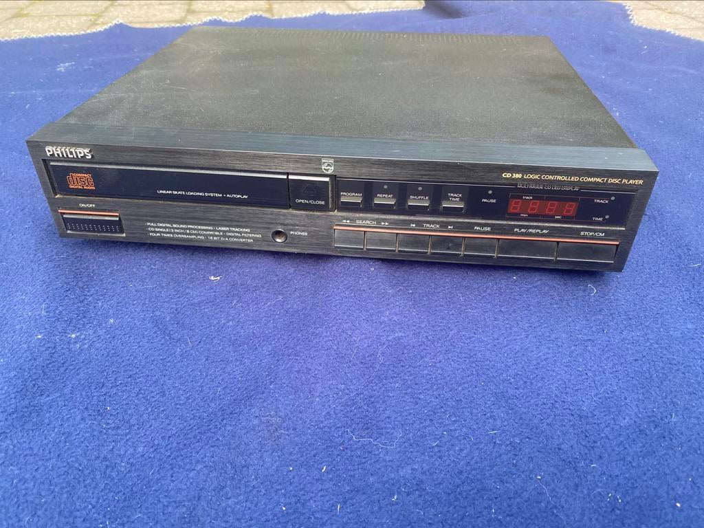 Vintage philips cd380, TV, Hi-fi & Vidéo, Lecteurs CD, Enlèvement ou Envoi, Comme neuf, Philips