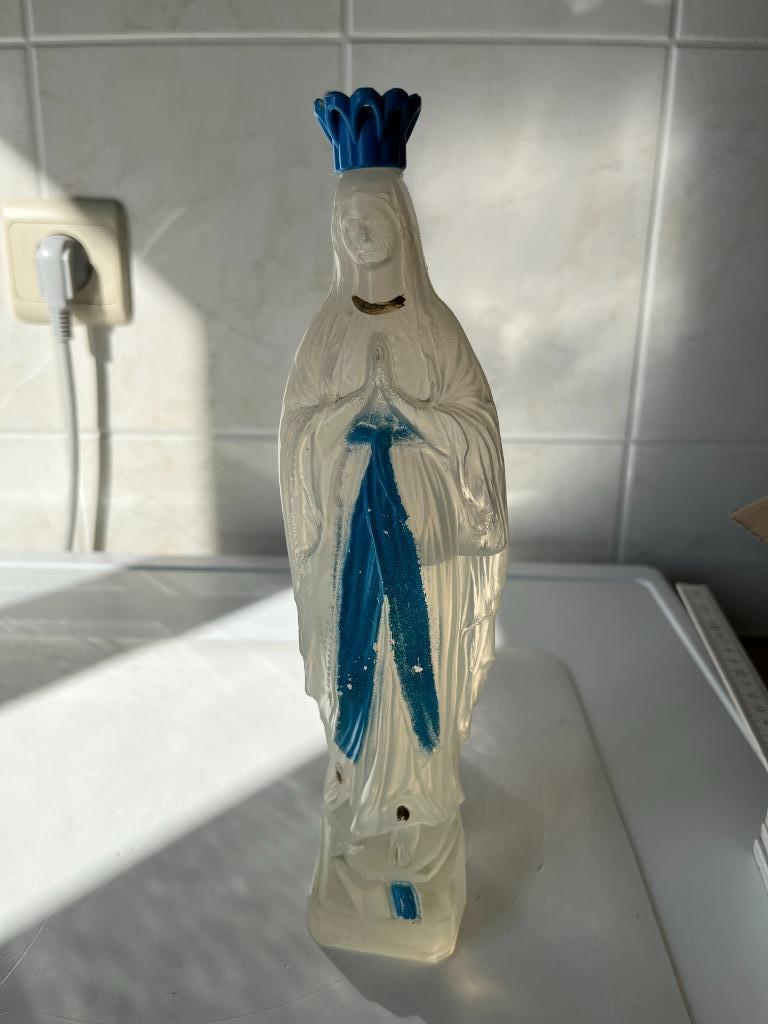 Mariabeeld met wijwater - souvenir, Antiek en Kunst, Ophalen of Verzenden