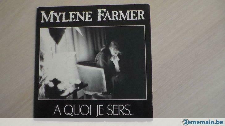 Mylene Farmer   " A quoi  ", Pochette photo, Enlèvement ou Envoi, Utilisé, 10 pouces