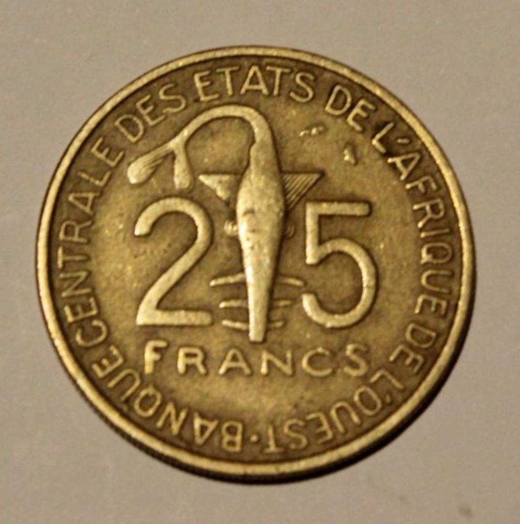 Afrique-Occidentale française 25 francs, 1970, Enlèvement ou Envoi, Autres pays, Monnaie en vrac