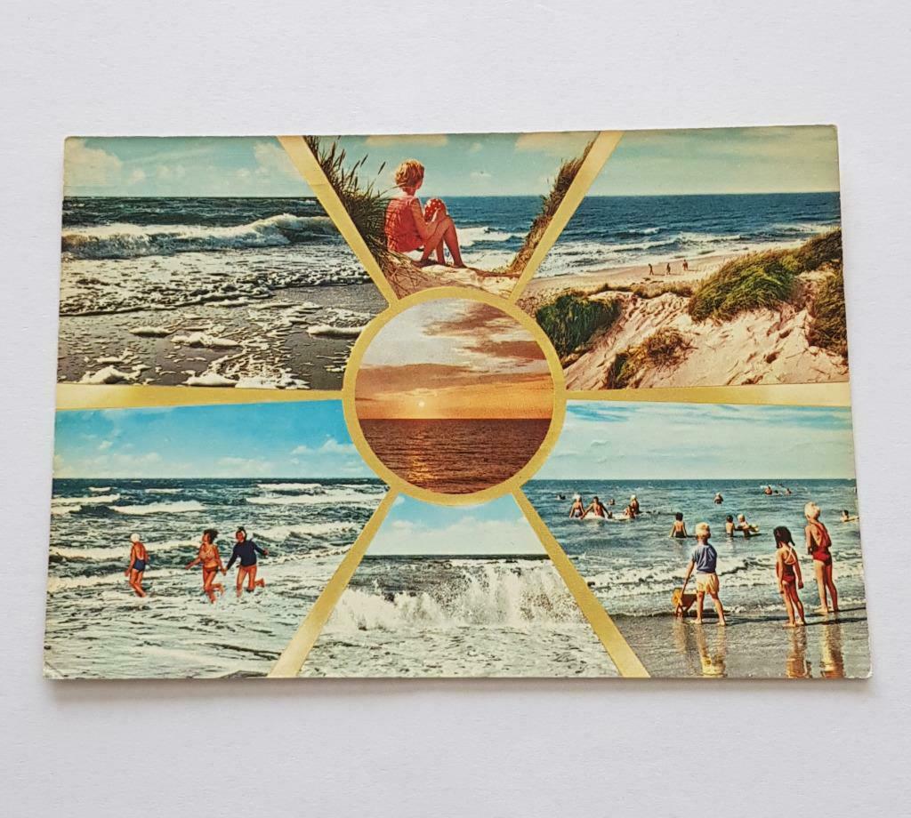 2 Ansichtkaarten uit Westende (België), Ophalen of Verzenden, 1960 tot 1980, Gelopen, West-Vlaanderen