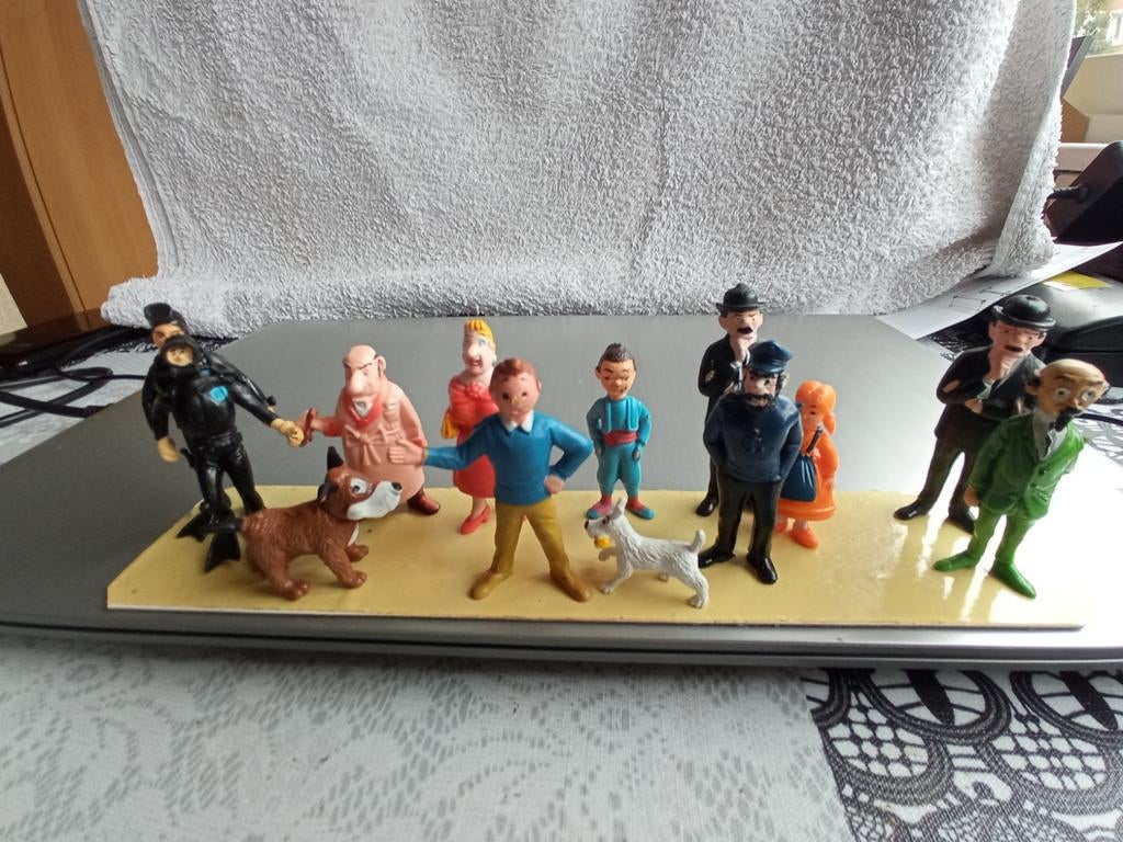 KUIFJE  TINTIN, Ophalen of Verzenden, Zo goed als nieuw, Beeldje, Replica of Model