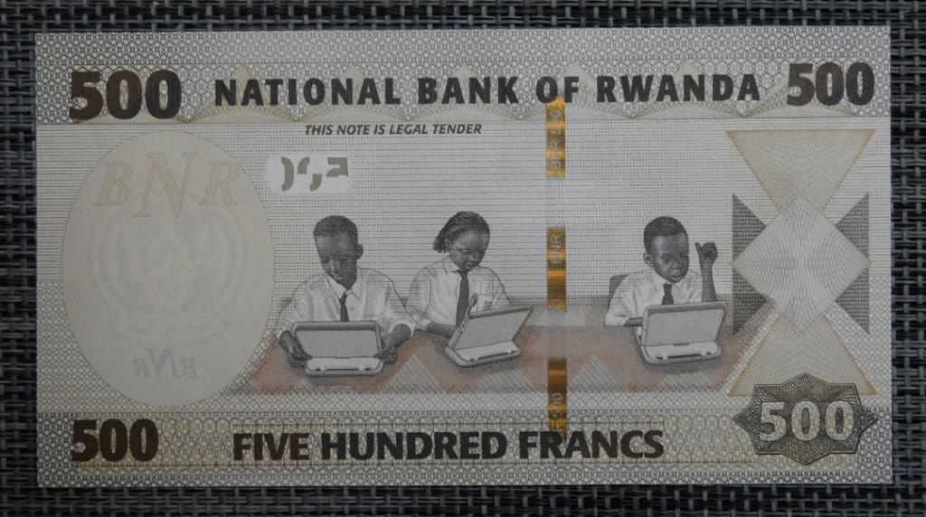 Bankbiljet 500 Francs Rwanda 2019 UNC, Ophalen of Verzenden, Overige landen, Setje