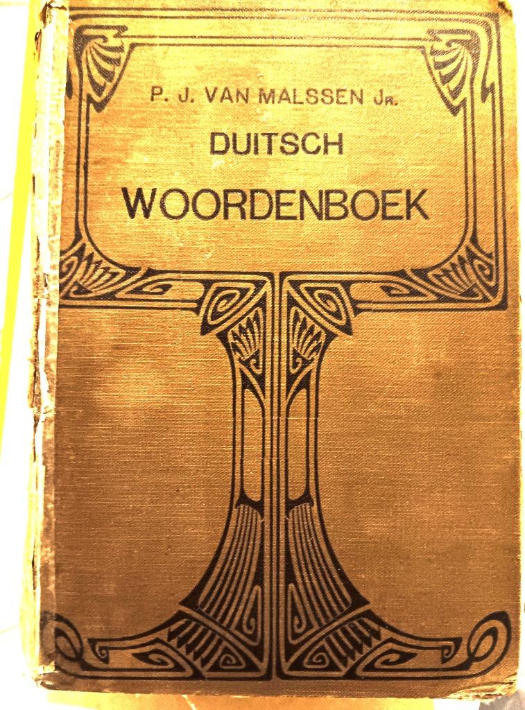 ancien DICTIONNAIRE ALLEMAND, Enlèvement
