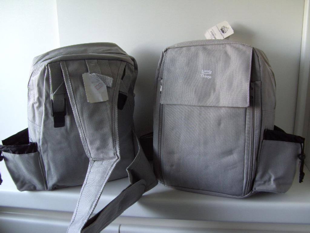 LUIERTAS BABY VERSCHOONTAS RUGZAK GRIJS NIEUW, Kinderen en Baby's, Ophalen of Verzenden, Nieuw, Rugzak