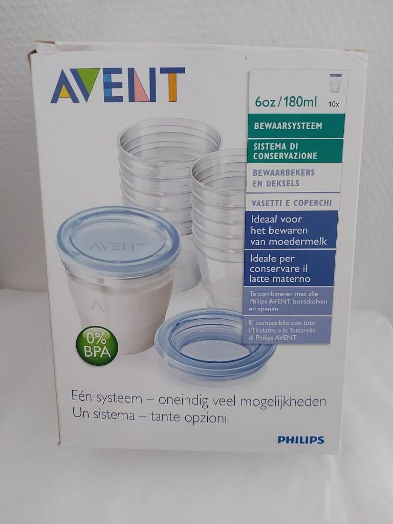 Avent bewaarsysteem moedermelk, Kinderen en Baby's, Babyvoeding en Toebehoren, Ophalen of Verzenden, Zo goed als nieuw