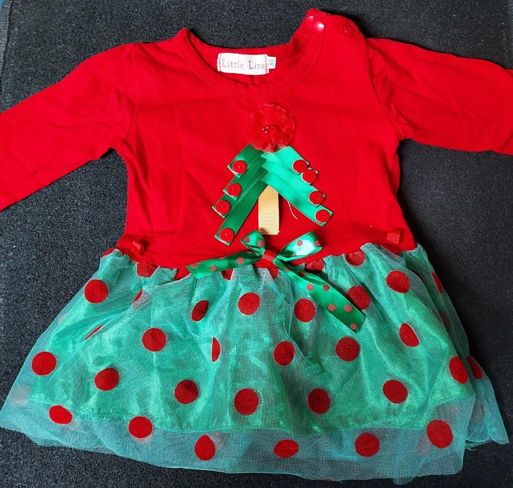 Het allermooiste kerst/feestkleedje ooit! Super schattig 80, Enfants & Bébés, Vêtements de bébé | Taille 80, Comme neuf, Fille
