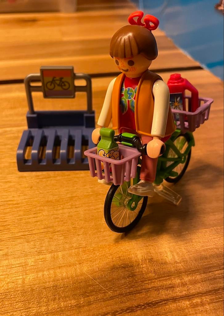 Fiets setje playmobil, Kinderen en Baby's, Speelgoed | Playmobil, Ophalen, Zo goed als nieuw