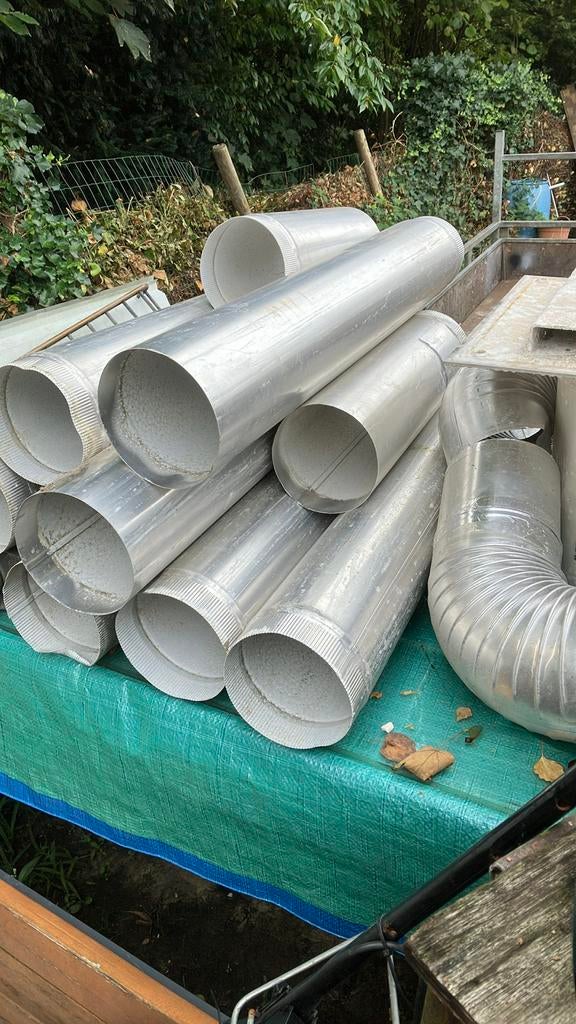 Schouw of ventilatiebuizen, Doe-het-zelf en Bouw, Ventilatie en Afzuiging, Ophalen, Gebruikt