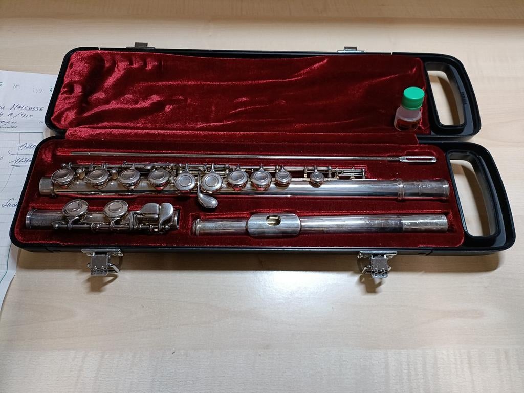 Yamaha S211 Complete fluit + snavel + goede conditie, Te bes, Ophalen, Zo goed als nieuw, Overige typen, Met koffer, hoes of etui
