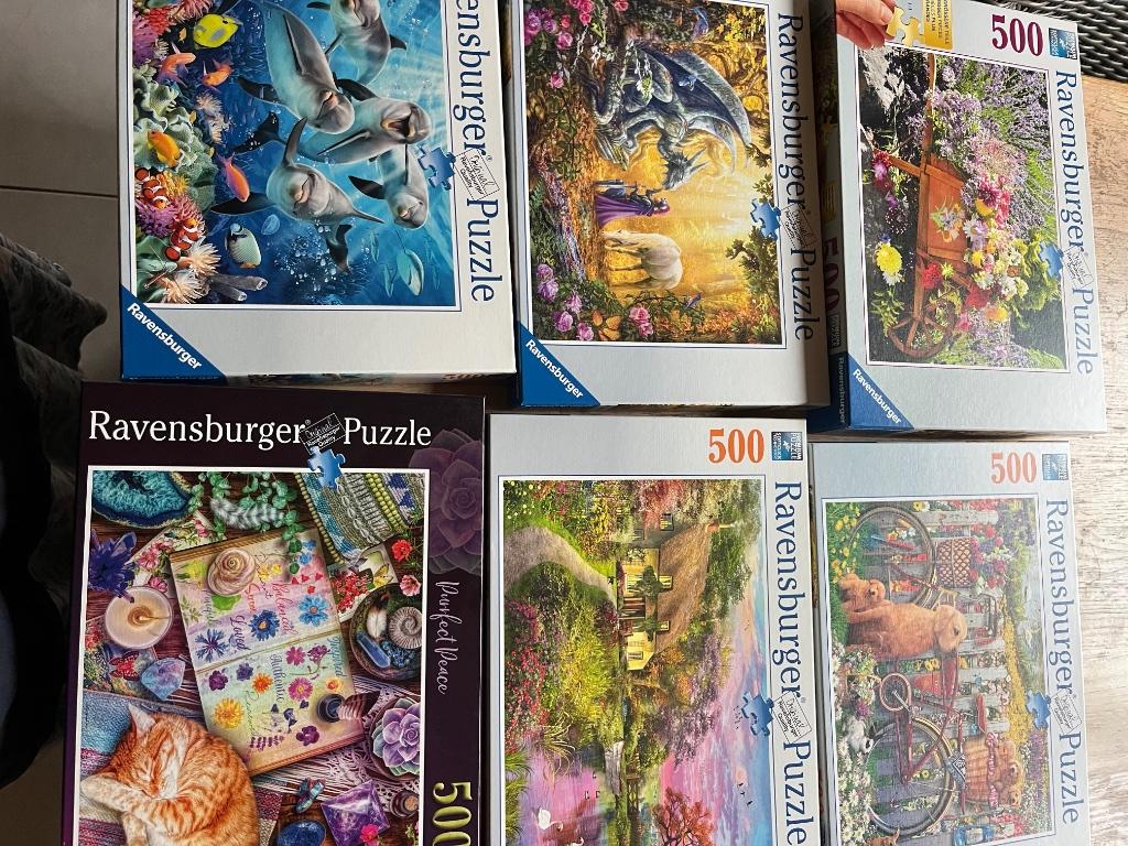 puzzels, Ophalen, 500 t/m 1500 stukjes, Zo goed als nieuw, Legpuzzel
