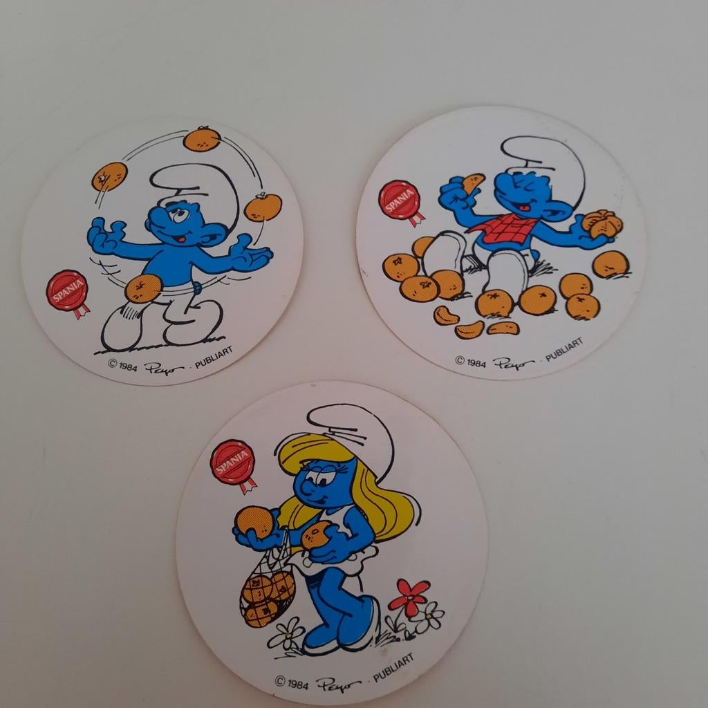 Smurfen stickers, Enlèvement