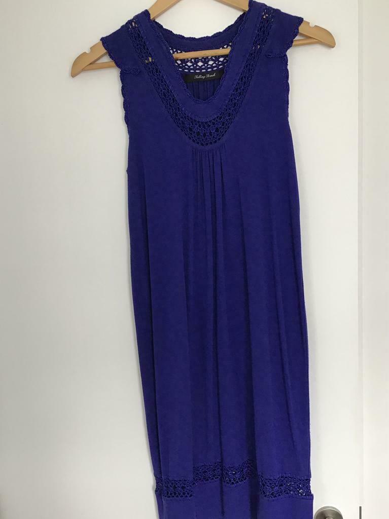 Jurk Talking French, Enlèvement ou Envoi, Au-dessus du genou, Taille 34 (XS) ou plus petite, Porté