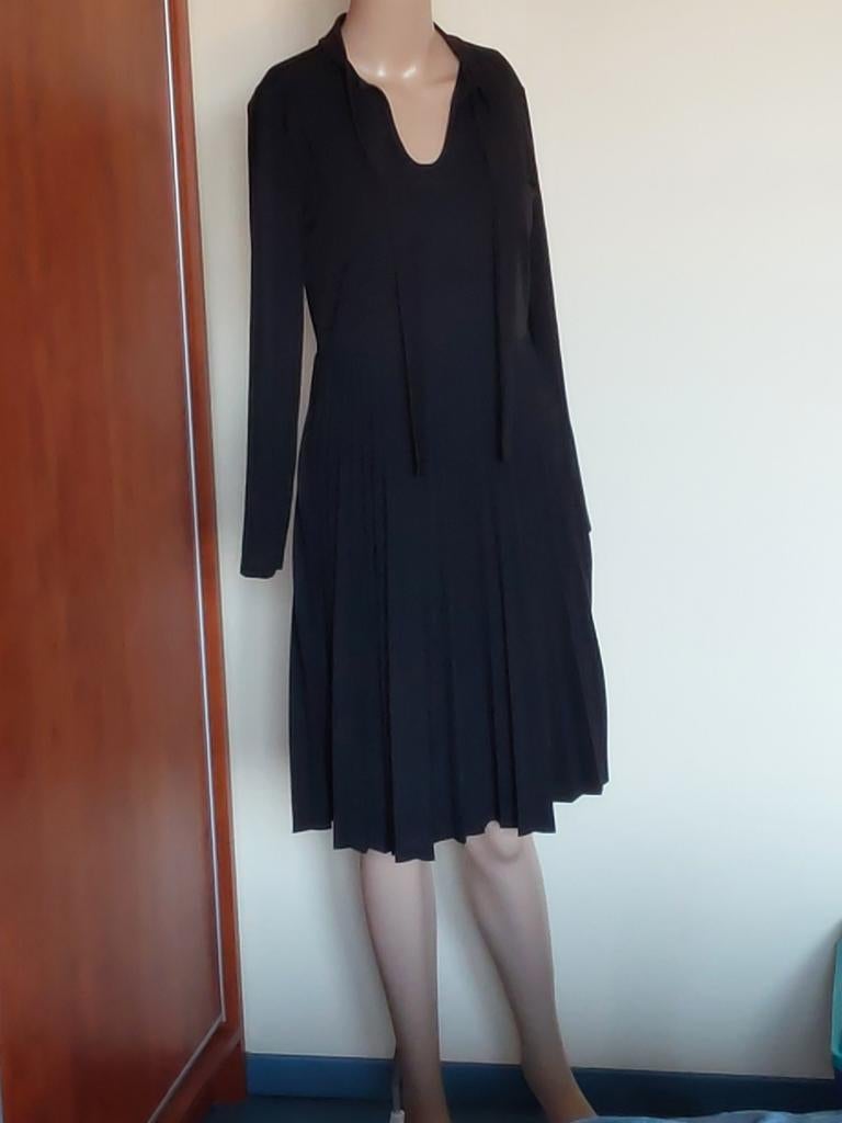 Zwarte retro jurk van "Terra di Siena", Enlèvement ou Envoi, Comme neuf