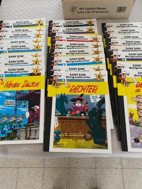 Lucky Luke : de stripcollectie (volledig 1-24) HLN, Ophalen of Verzenden, Nieuw