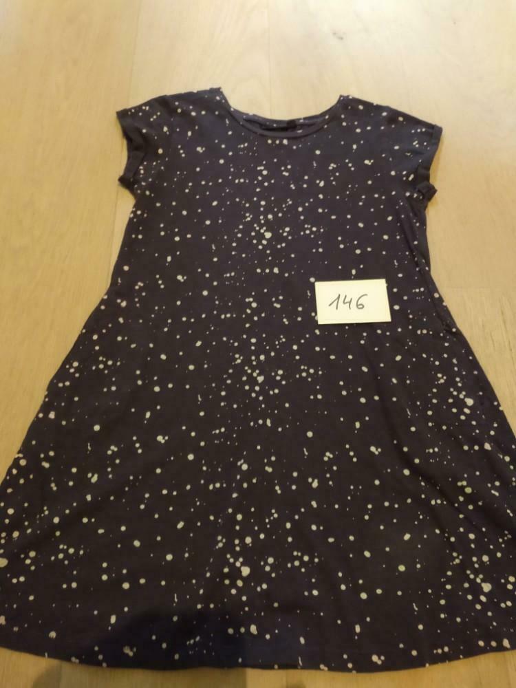 Mexx zwarte jurk met beige mt 146, Enlèvement ou Envoi, Utilisé