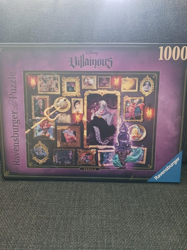 Disney Villainous - Ursula, Ophalen, 500 t/m 1500 stukjes, Zo goed als nieuw, Legpuzzel