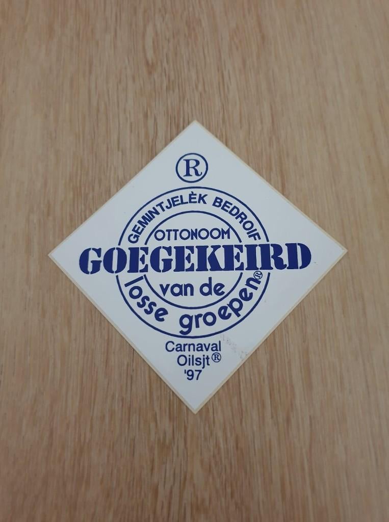 Carnaval Aalst sticker De losse groepen 1997, Ophalen of Verzenden