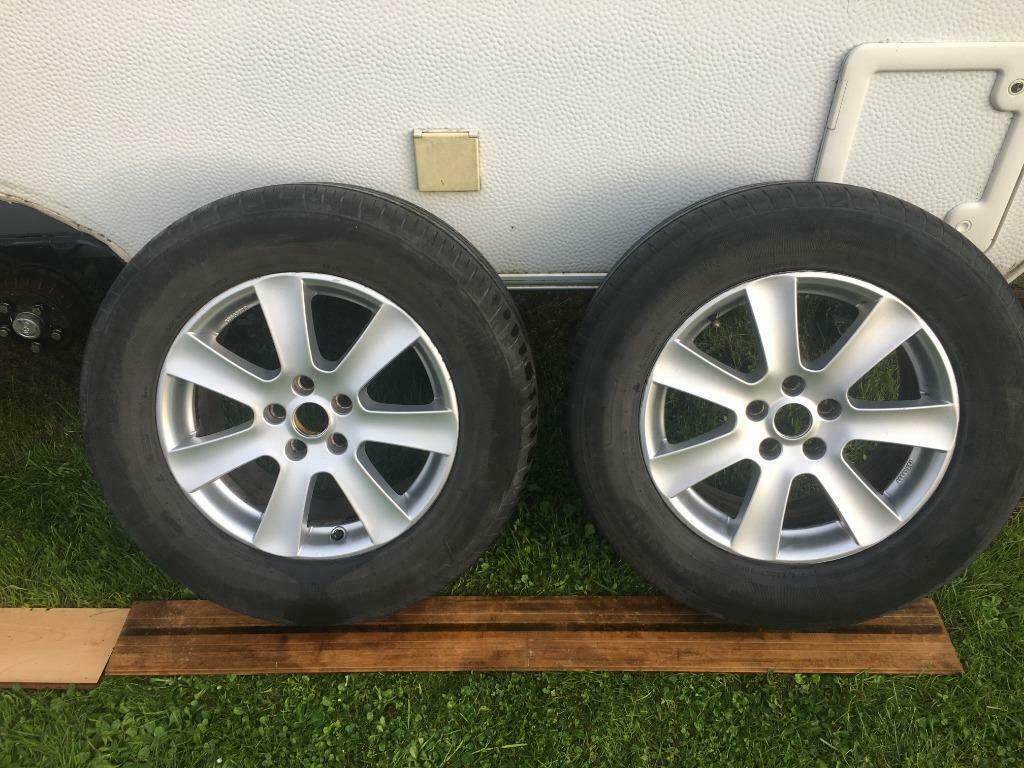 Jantes et pneus pour Mercedes ML - 17 pouces - 5 trous, Auto-onderdelen, Banden en Velgen, Band(en), Zomerbanden, 17 inch, 275 mm