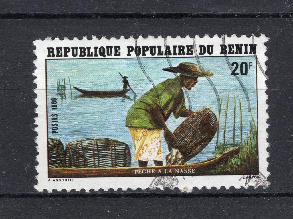 BÉNIN Yt. 500 estampillée 1980, Enlèvement ou Envoi, Autres pays, Affranchi