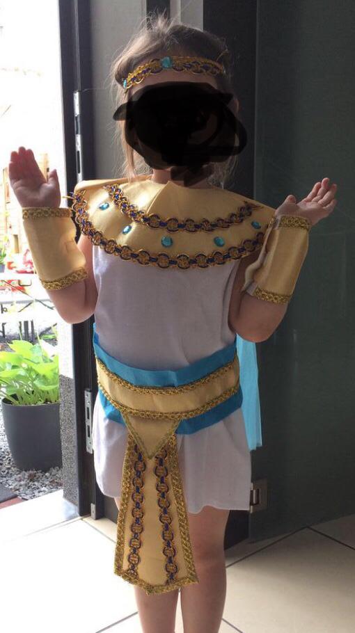 Costume égyptienne 3/4 ans, Porté, Vêtements