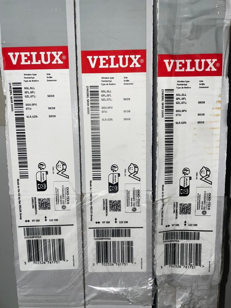 Velux Store DKL SK08 1100S 97x122 cm original Bleu marine, Doe-het-zelf en Bouw, 80 tot 120 cm, Nieuw, Ophalen of Verzenden, Overige typen