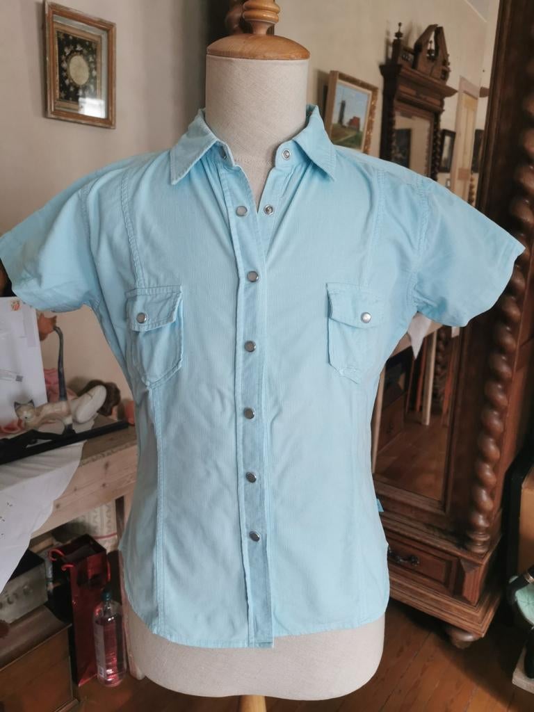 Mooi fijn ribfluwelen bloesje van O'Neill, Ophalen of Verzenden, Zo goed als nieuw, Maat 46/48 (XL) of groter