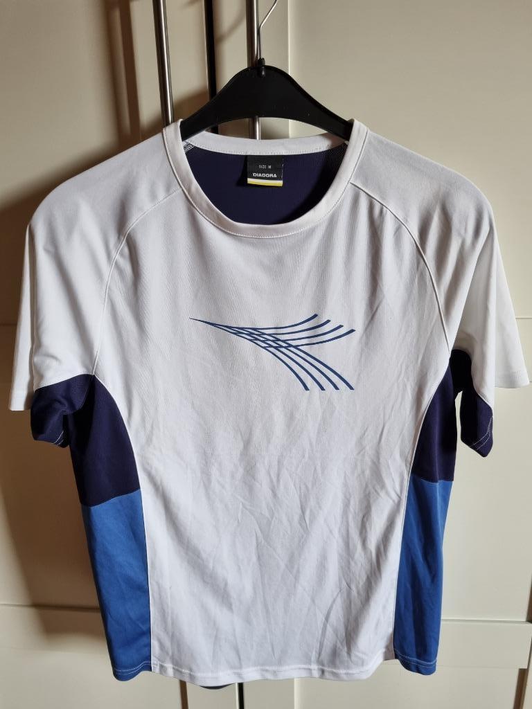 Sportshirt T-shirt sport Diadora maat M, Maat 48/50 (M), Wit, Overige typen, Ophalen of Verzenden