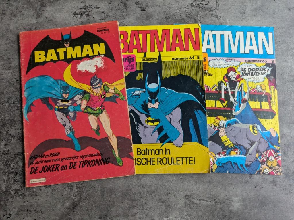 BATMAN CLASSICS 3X EN TRÈS BON ÉTAT, Envoi, Comme neuf