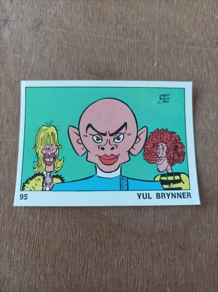 Panini OK Vip N 95 Yul Brynner, Enlèvement ou Envoi