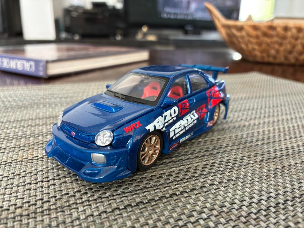 subaru impreza wrx sti 1/43 maisto, Enlèvement, Comme neuf, Voiture