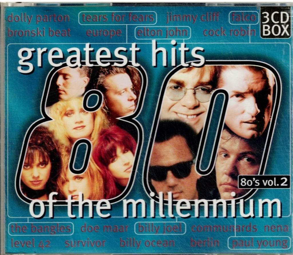 3 x CD    /    Greatest Hits Of The Millennium 80's Vol. 2, Enlèvement ou Envoi