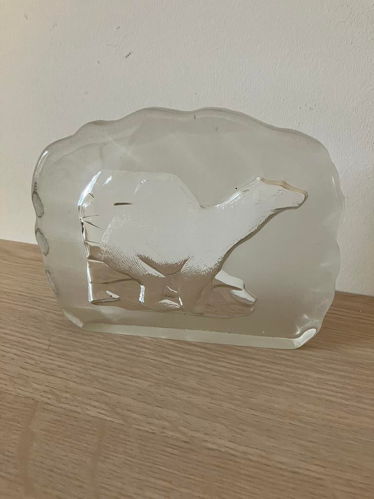 Cristal d’Arques ijsbeer, Antiek en Kunst, Ophalen of Verzenden