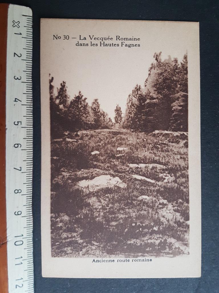 Petite carte d'honneur La Vecquée Romaine dans Hautes Fagnes, Enlèvement ou Envoi, 1920 à 1940, Non affranchie, Liège